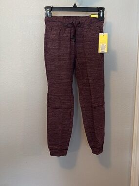 all in motion Heathered Burgundy Kids Jogger Sweatpants